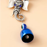 Elephant Evil Eye Hanging With Bells