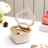 Heart Shaped Ballerina Music Box