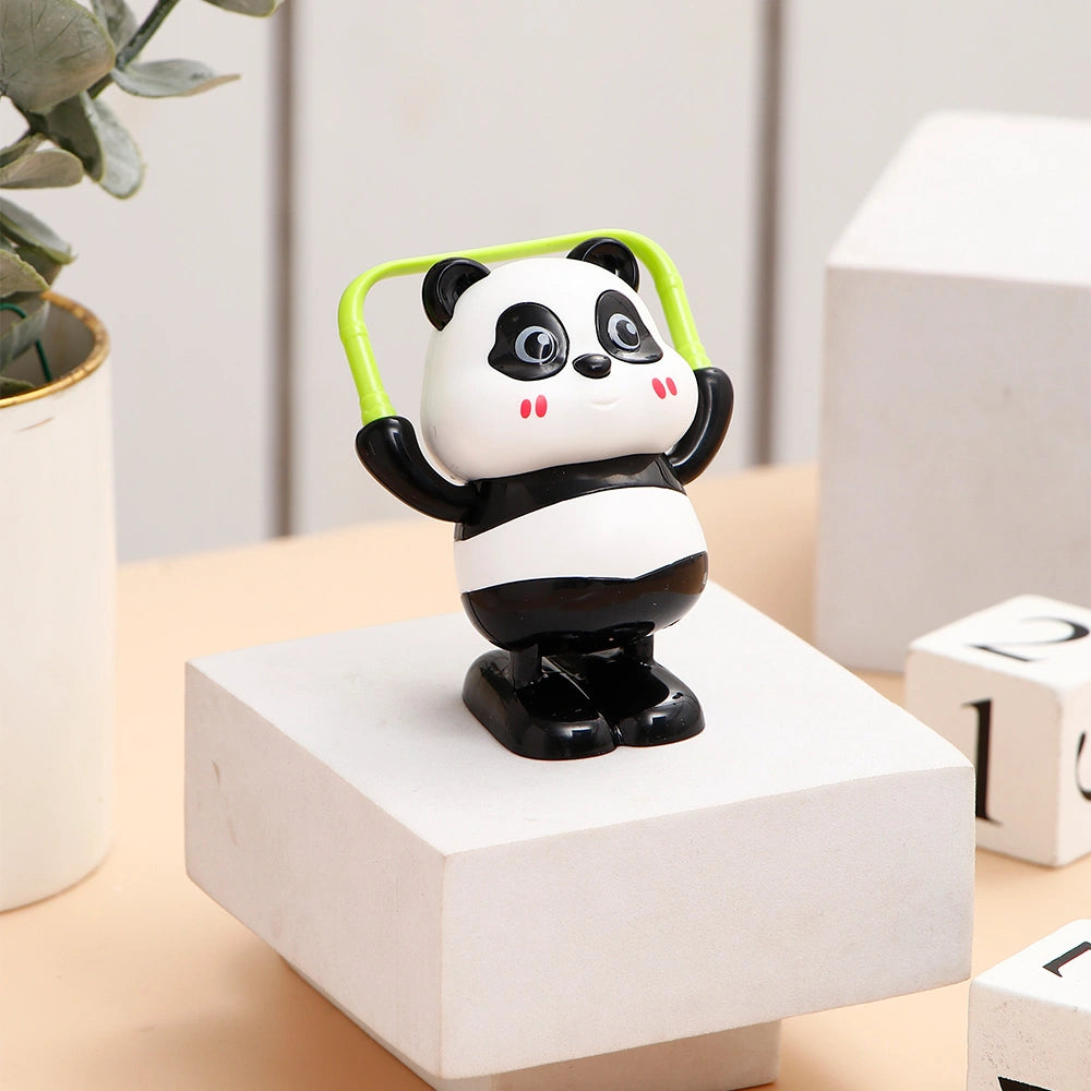 Wind-Up Skipping Rope Panda Toy