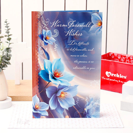 Warm Farewell Wishes Jumbo Greeting Card