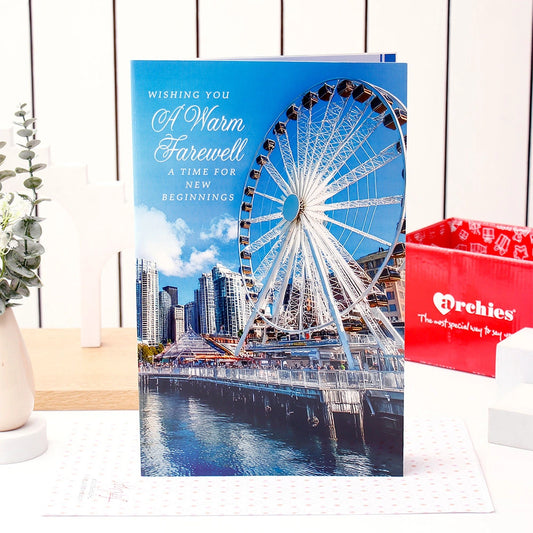 Wishing You A Warm Farewell Jumbo Greeting Card