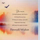 New Journey and Farewell Jumbo Greeting Card