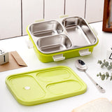 Lime Green Stainless Steel Bento Box