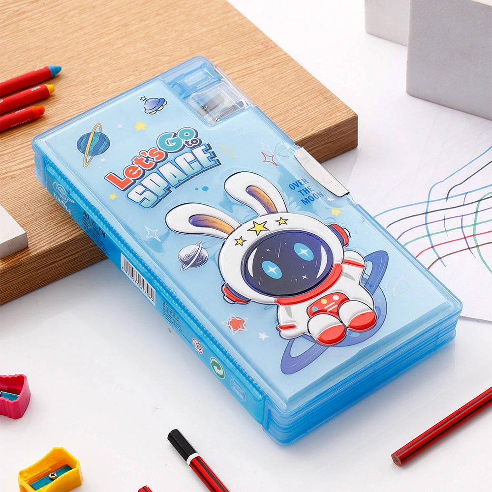 Let's Go to Space Bunny Pencil Box