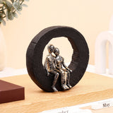 Couple in Circle Showpiece