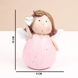 Chubby Angel with Heart Showpiece