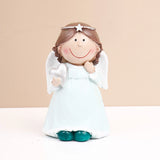 Heart Blue Angel Girl Showpiece