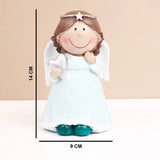 Heart Blue Angel Girl Showpiece