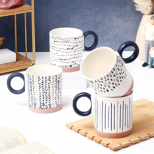 Sketch & Sip Set Of 4 Mugs