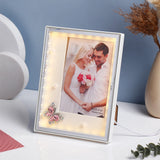 Pink Crystal Butterfly LED Photo Frame