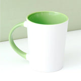 Green Happy Birthday Ceramic Mug
