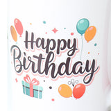 Red Happy Birthday Ceramic Mug