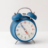 Twin Bell Alarm Clock - Blue