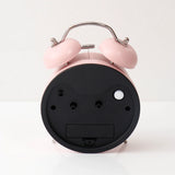 Pink Twin Bell Alarm Clock
