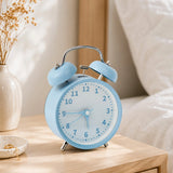 Light Blue Twin Bell Alarm Clock