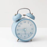 Light Blue Twin Bell Alarm Clock