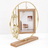 Golden Halo Butterfly Hanging Photo Frame