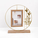 Golden Halo Bird Hanging Photo Frame