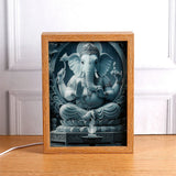 Ganesha LED Illuminated Wall Frame