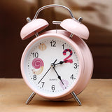 Pink Analog Alarm Clock