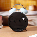 Powder Blue Analog Alarm Clock