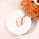 Dark Brown Hoodie Teddy Bear Keychain