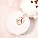 White Hoodie Teddy Bear Keychain