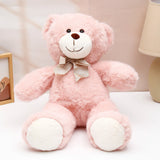 Pink Teddy Bear Soft Toy with Bow