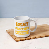 Best Brother Ever Mug - Paper White