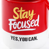 Quoted Ceramic Glossy Mug - Red