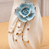 Snow Rose Vase