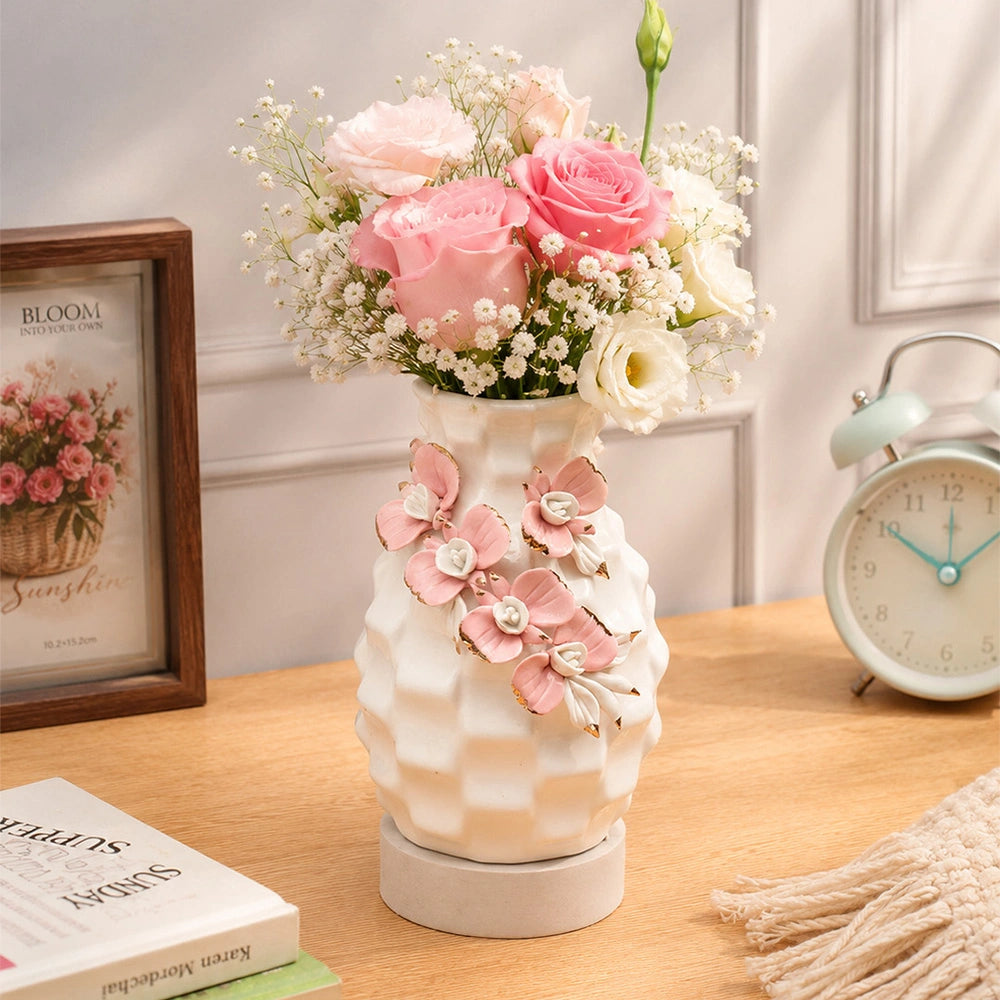 Lattice Blossom Vase