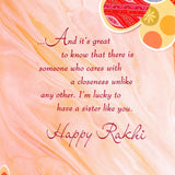 Blue Twinkle Cartoon Tumbler & Sister Rakhi Card Gift Set