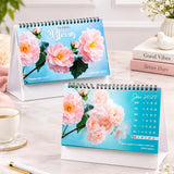 Pack Of 2 Multicolor Floral Bloom Desk Calendar 2027
