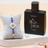 Evil Eye Designer Rakhi & UXR Royal Life Perfume - Raksha Bandhan Gift