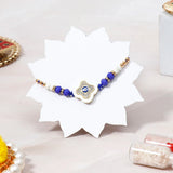 Rakhi for Brother Gift Set with Blue Mug - Evil Eye Rakhi, Raksha Bandhan Gift