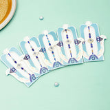 Pack Of 5 Evil Eye Clover Rakhi