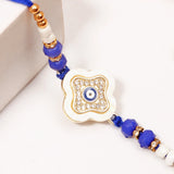 Evil Eye Clover Rakhi