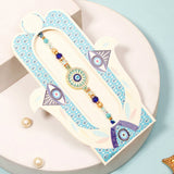Pack Of 3 Evil Eye Mandala Rakhi