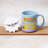 Designer Rakhi for Brother with Best Brother Ever Mug - Star Evil Eye Rakhi Gift