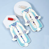 Set of 2 Clover Blossom Evil Eye Rakhi