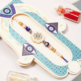 Pack Of 2 Evil Eye Floral Rakhi