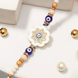 Pack Of 5 Evil Eye Floral Rakhi