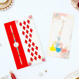Yin Yang Harmony & Pastel Tri-Tassel Rakhi Set