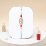 Brother Initial Charm Rakhi & Archies Ghost Perfume Mug Set
