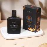 Brother Initial Charm Rakhi & Archies Ghost Perfume Mug Set