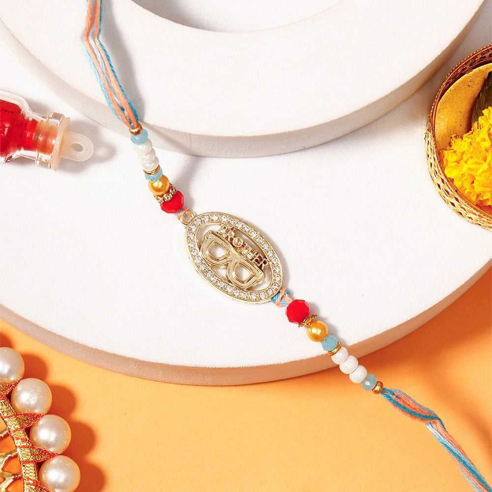 Cool Brother Rhinestone Rakhi