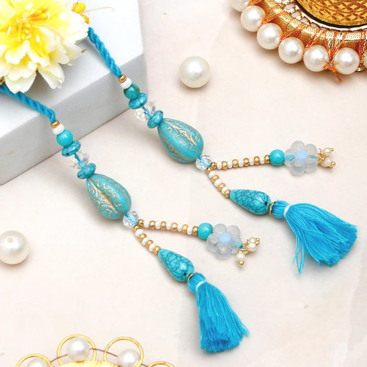 Pack Of 2 Teal Tint Lumba Rakhi