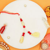 Pack Of 5 Beads And Pearls Lumba Rakhi