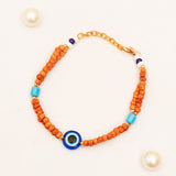 Evil Eye Adjustable Bracelet Rakhi